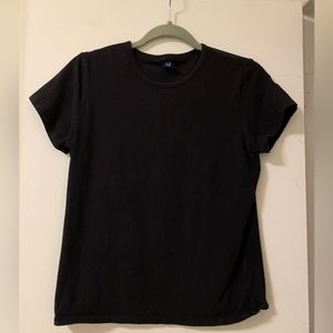 black baby tee